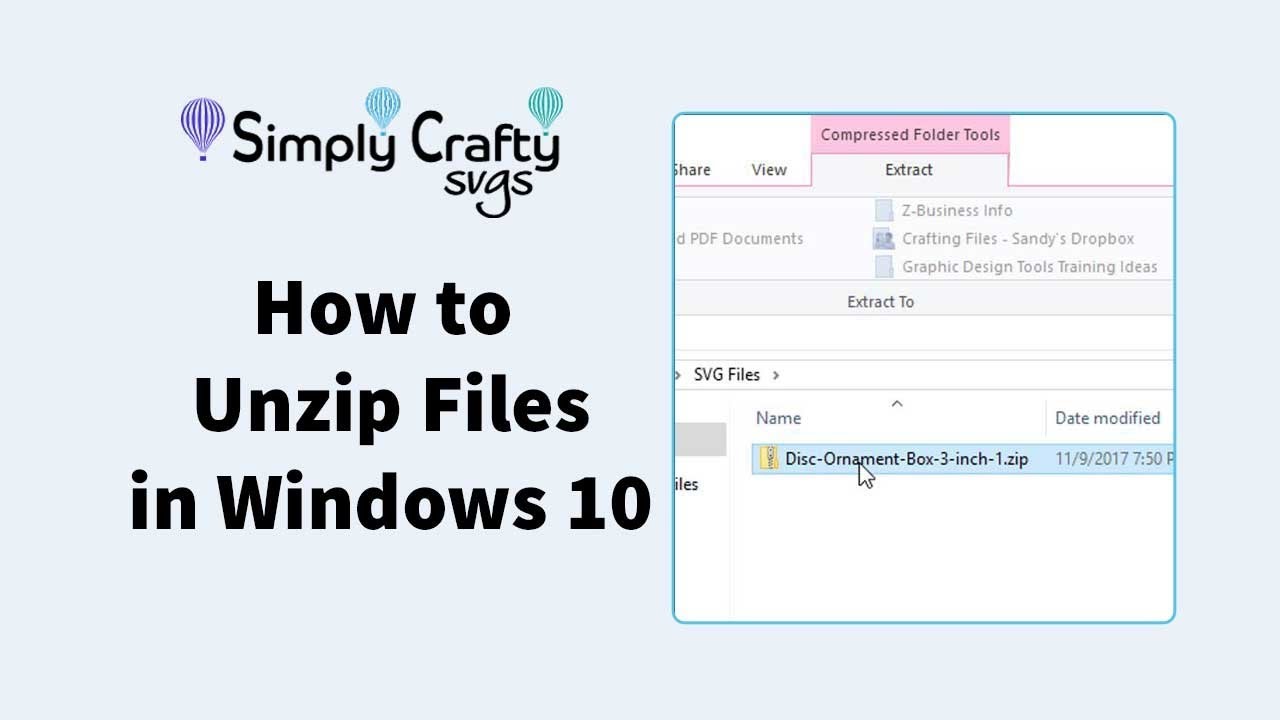how to unzip a file windows